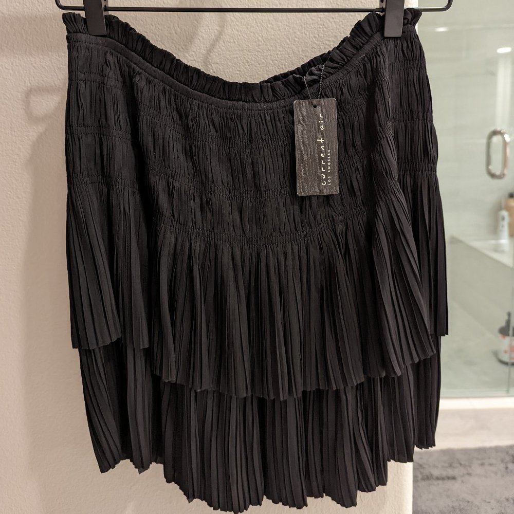 Anthropologie Current Air Tiered Ruffled Mini Skirt Size S